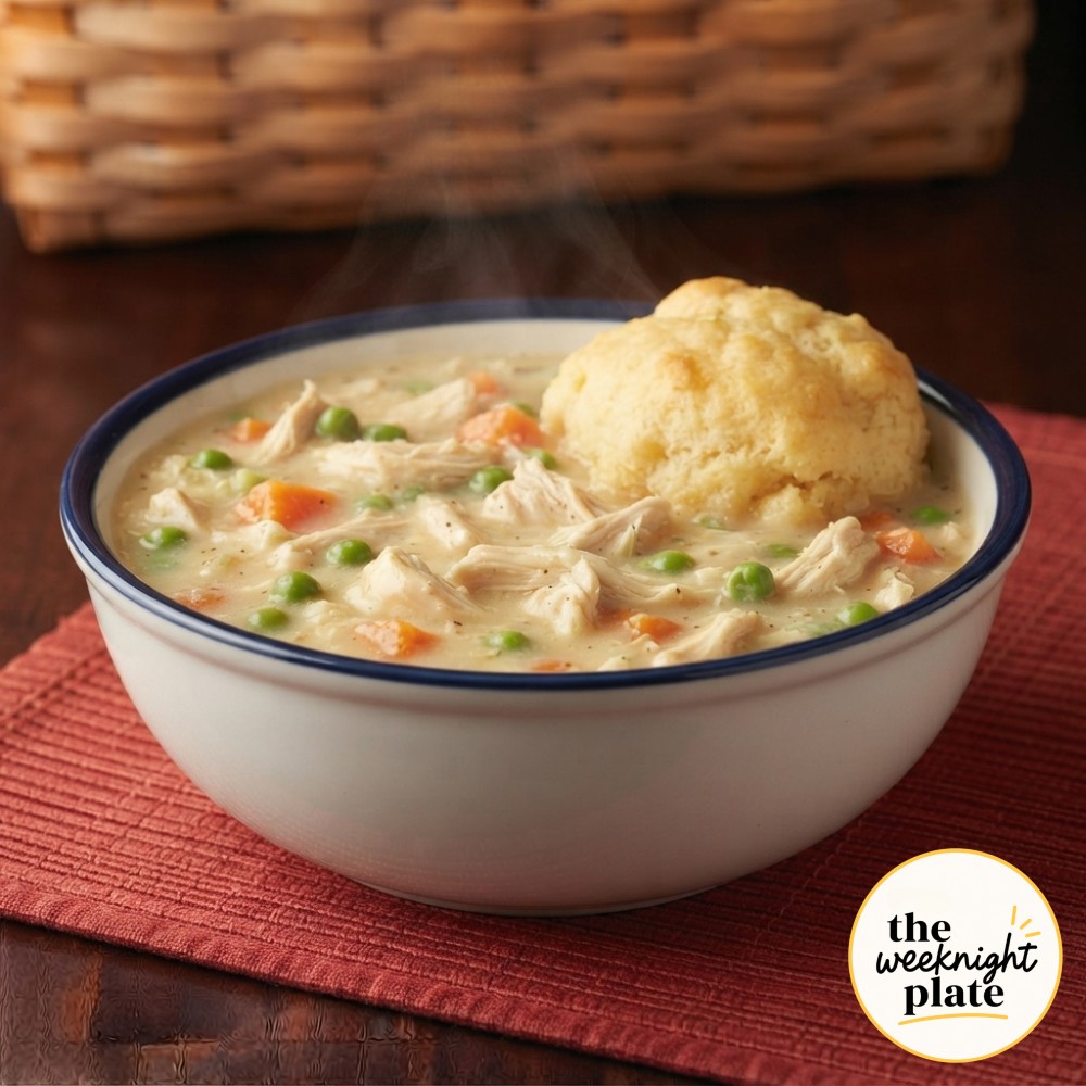 Crock Pot Chicken Pot Pie With Biscuits