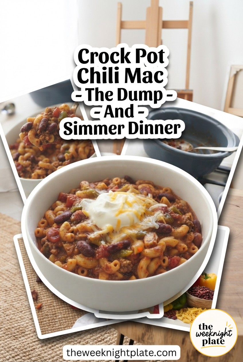 Crock Pot Chili Mac - The Dump - And - Simmer Dinner That