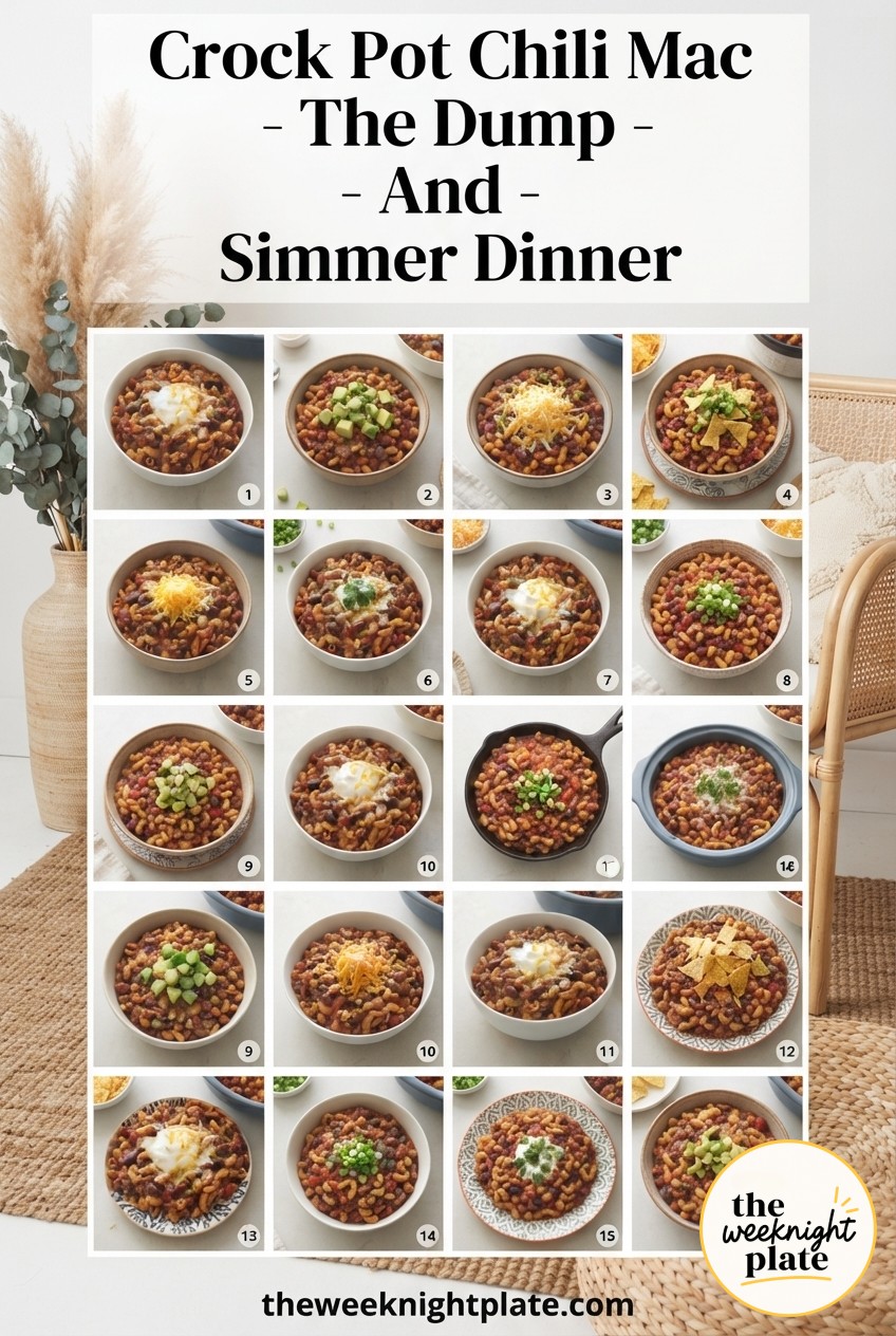 Crock Pot Chili Mac - The Dump - And - Simmer Dinner That