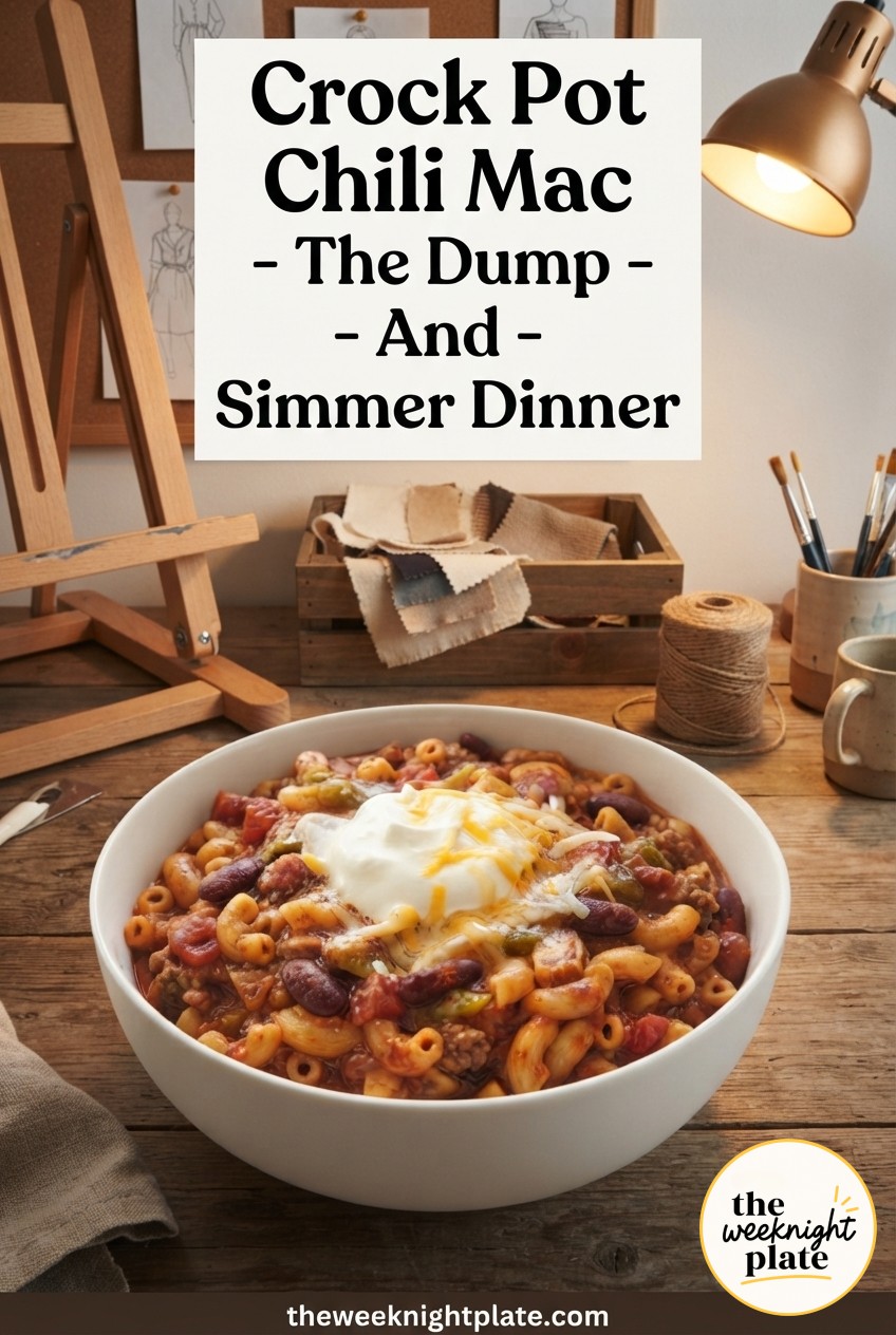 Crock Pot Chili Mac - The Dump - And - Simmer Dinner That