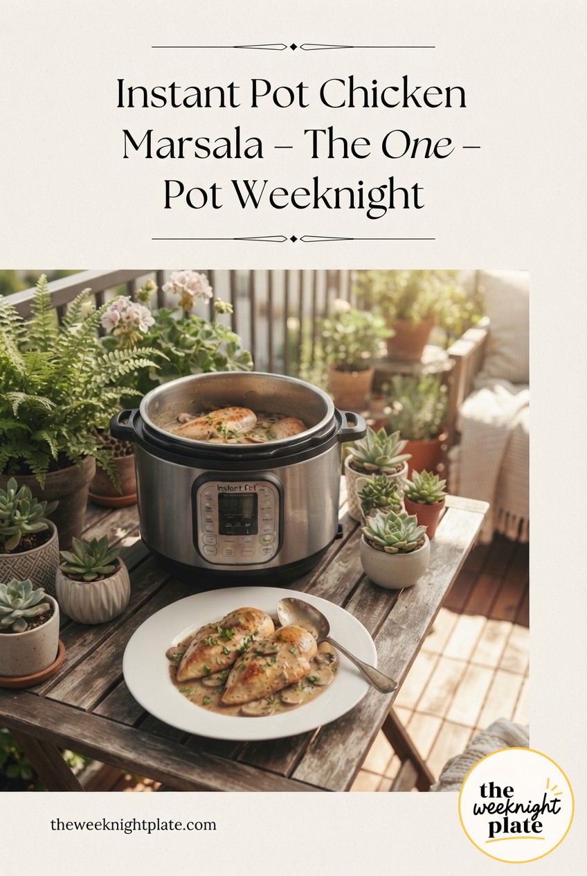 Instant Pot Chicken Marsala - The One - Pot Weeknight